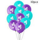 Mermaid Tail Balloons Sea Shells Balloons Helium Ball for Birthday Baby Shower Summer Beach Mermaid Under the sea Party Supplies