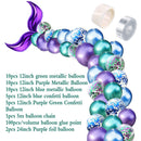 Mermaid Tail Balloons Sea Shells Balloons Helium Ball for Birthday Baby Shower Summer Beach Mermaid Under the sea Party Supplies