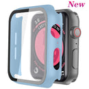 Glass+cover For Apple Watch case 44mm 40mm iWatch 42mm 38mm Screen Protector+bumper Accessories for applewatch series 5 4 3 SE 6