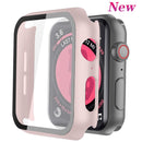 Glass+cover For Apple Watch case 44mm 40mm iWatch 42mm 38mm Screen Protector+bumper Accessories for applewatch series 5 4 3 SE 6