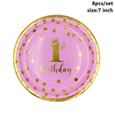 Taoup 1pc One First Birthday Party Hats 1st 2nd 3rd Crown Birthday Hats Number One Party Decors Kids Accessories Newborn Child