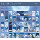 Warm 50pcs/lot INS Natural Scenery Stationery Stickers Aesthetic Travel Book Cute Craft Diary Ablum Bullet Journal Scrapbooking