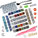 8800PcsEU/US Hot Fix Rhinestones Set/Crystal Glass Hotfix Rhinestone Applicator Iron-on Wand Strass Rhinestone Heat-fix Tool Gun