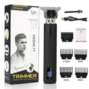 Men's Hair Trimmer Baldheaded Hair Clipper Electric Cordless Shaver Barber Precision Finishing Hair Cutter Beard Shaving Machine
