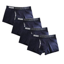 4pcs boxer mens underwear men cotton underpants male pure men panties shorts underwear boxer shorts cotton solid cuecas 365