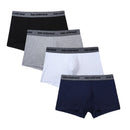 4pcs boxer mens underwear men cotton underpants male pure men panties shorts underwear boxer shorts cotton solid cuecas 365