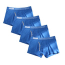 4pcs boxer mens underwear men cotton underpants male pure men panties shorts underwear boxer shorts cotton solid cuecas 365