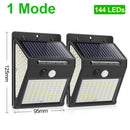 228 144 LED Solar Light Outdoor Solar Lamp PIR Motion Sensor Wall Light Waterproof Solar Powered Sunlight for Garden Decoration