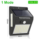 228 144 LED Solar Light Outdoor Solar Lamp PIR Motion Sensor Wall Light Waterproof Solar Powered Sunlight for Garden Decoration