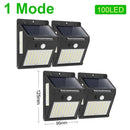 228 144 LED Solar Light Outdoor Solar Lamp PIR Motion Sensor Wall Light Waterproof Solar Powered Sunlight for Garden Decoration