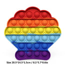 Push Bubble Board Game Anti Stress Relief Toy Kids Push Bubble Ice Cream Board Game Gifts Children Fun Pressure Reduction