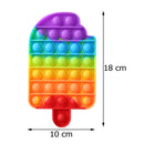 Push Bubble Board Game Anti Stress Relief Toy Kids Push Bubble Ice Cream Board Game Gifts Children Fun Pressure Reduction