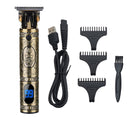 LCD Display Professional Hair Clipper Barber Haircut Sculpture Cutter Rechargeable Razor Trimmer Adjustable Cordles Edge for Men