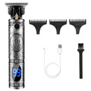 LCD Display Professional Hair Clipper Barber Haircut Sculpture Cutter Rechargeable Razor Trimmer Adjustable Cordles Edge for Men