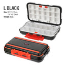2021 Fishing Waterproof Fishing Tackle Box Double-Sided Opening and Closing Bait Box Multifunctional Hook and Bait Accessory Box