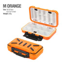 2021 Fishing Waterproof Fishing Tackle Box Double-Sided Opening and Closing Bait Box Multifunctional Hook and Bait Accessory Box