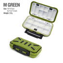 2021 Fishing Waterproof Fishing Tackle Box Double-Sided Opening and Closing Bait Box Multifunctional Hook and Bait Accessory Box
