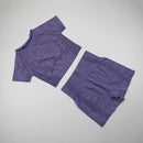 Women Seamless Long Sleeve Yoga Set 2 Piece Sports Bra Top+Pants Sportswear Tracksuit Gym Fitness Leggings Costume Jogging Suit