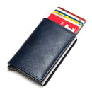 2021 Dropshipping Man Women Smart Wallet Business Card Holder Rfid Wallet Aluminum Metal Credit Business Mini Card Wallet