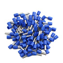 100pcs/Pack E0508 E7508 E1008 E1508 E2508 Insulated Ferrules Terminal Block Cord End Wire Connector Electrical Crimp Terminator