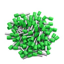 100pcs/Pack E0508 E7508 E1008 E1508 E2508 Insulated Ferrules Terminal Block Cord End Wire Connector Electrical Crimp Terminator