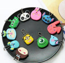 1Pcs Protective Key Case Cover for Key Control Dust Cover Holder Cartoon Silicone Organizer Cartoon Home Accessories Supplies