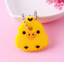1Pcs Protective Key Case Cover for Key Control Dust Cover Holder Cartoon Silicone Organizer Cartoon Home Accessories Supplies