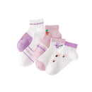 Soft Cotton Breathable Mesh Kids Socks Summer Short Tubes Baby Girls Socks Newborn Baby Boy Happy Socks Infant Clothing 5Pairs