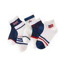 Soft Cotton Breathable Mesh Kids Socks Summer Short Tubes Baby Girls Socks Newborn Baby Boy Happy Socks Infant Clothing 5Pairs