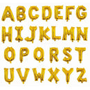 1pc 16 Inch Red Rose Gold Silver Foil Letter Alphabet Balloons Wedding Happy Birthday Party Decoration Kids Baby Shower Supplies