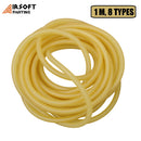 1m Natural Latex Rubber Tube Elastic Slingshots Catapults Tube Band For Hunting Camping Shooting Slingshot Catapult Bow Tool