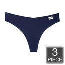 3pcs/lot Panties for Women Sexy Thong Underwear T-Back Briefs Seamless Lingerie Female Fashion Cotton Tanga G-string Breathable