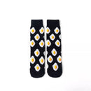 Hot Sale Funny Harajuku Women Casual Cartoon Fruit Sock Banana Avocado Lemon Egg Cookie Donuts Colorful Japanese Skateboard Sock