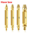 4Pcs Damaged Screw Extractor Set Easily Remove Stripped or Damaged Screws Double Ended Stripped Removers Hand Tool Sets