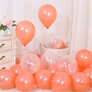 20pcs Pink Silver Confetti balloons Set Chrome metallic ballon Birthday Party Wedding Decoration Wedding Anniversary globals