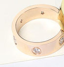 2021 Cross Stainless Steel Zircon Ring With Stone For Woman Girl For Men Couple Ring Wedding Ring