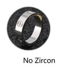 2021 Cross Stainless Steel Zircon Ring With Stone For Woman Girl For Men Couple Ring Wedding Ring