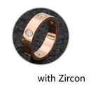 2021 Cross Stainless Steel Zircon Ring With Stone For Woman Girl For Men Couple Ring Wedding Ring