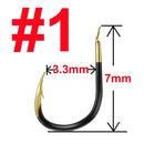 10 or 20 pcs Fishing Hook Single Fishhook Fishing Accessories Supplies Lures Carp Fishing Tackle Barbed Colored Tungsten Alloy