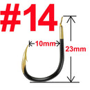10 or 20 pcs Fishing Hook Single Fishhook Fishing Accessories Supplies Lures Carp Fishing Tackle Barbed Colored Tungsten Alloy