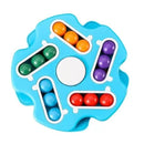 1PC Anti-Stress Rotating Magic Bean Cube Fingertip Fidget Adults Kids Stress Relief Toy Funny Educational Breakthrough Game