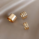 2020 New Gothic Style Three Piece Opening Rings For Woman Fashion Korean Jewelry European and American Wedding Party Sexy Ring