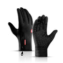 WorthWhile Winter Cycling Gloves Bicycle Warm Touchscreen Full Finger Gloves Waterproof Outdoor Bike Skiing Motorcycle Riding