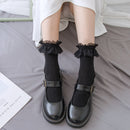1 Pair Lolita Style Japanese Maiden Lovely Woman Lace Short Socks Summer Sweet Ruffle Cotton Princess Socks High Quality