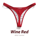 Hot Sale Colourful Lunamy Sexy Bikini Thong Swimwear Women Swimsuit Top And Bottoms T-Back Brazilian Swimming G-String Girl