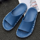 ASIFN Men's Slippers EVA Men Shoes Women Couple Flip Flops Soft Black White Stripes Casual Summer Male Chaussures Femme Slides