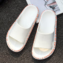 ASIFN Men's Slippers EVA Men Shoes Women Couple Flip Flops Soft Black White Stripes Casual Summer Male Chaussures Femme Slides