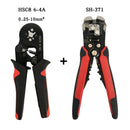 Automatic Wire Stripper SH-371 Pliers 0.5- 6mm2 AWG22 - 10 Terminal Crimping Kit Multifunctional Cable Cutter Stripping Tools