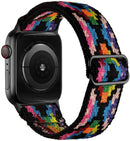 Scrunchie Strap for Apple watch band 44mm 40mm 38mm 42mm Adjustable Elastic Nylon solo Loop bracelet iWatch series 3 4 5 6 se