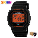 SKMEI Digital Men's Watches Chrono Alarm Calendar Sport Wrist Watch 5Bar Waterproof Male Electronic Clock relogio masculino 1134